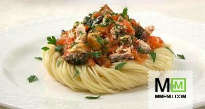 Спагетти с тунцом