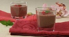 Рецепт - Шоколадный крем с малиной