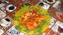 Рецепт - Куриное филе в томатном соусе