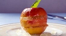 Рецепт - Яблоки с лимонным муссом