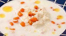 Рецепт - Суп рисовый молочный с облепихой